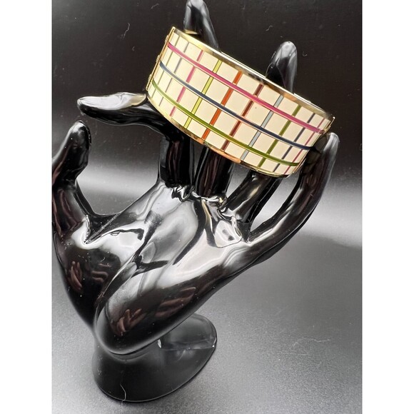 COACH Tattersall Plaid Bangle - Picture 5 of 9